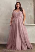 Load image into Gallery viewer, Alex Prom Dress Lace &amp; Layered Tulle Gown Cinderella Divine C150  LaDivine C150 740150ER-Mauve