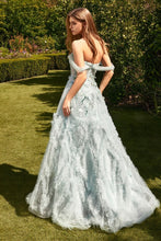 Load image into Gallery viewer, Callie Prom Dress Off the Shoulder Ball Gown 6201343TAK-SeafoamBlue   Andrea &amp; Leo A1343  LaDivine A1343