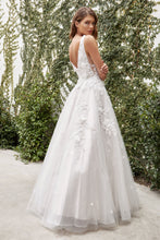 Load image into Gallery viewer, Gardenia Bridal Dress Lace Ballgown Wedding Gown  LaDivine A1028W    Cinderella Divine A1028W