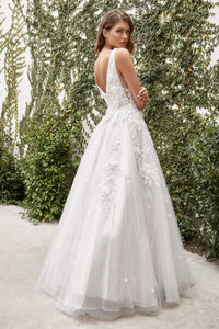 Gardenia Bridal Dress Lace Ballgown Wedding Gown  LaDivine A1028W    Cinderella Divine A1028W