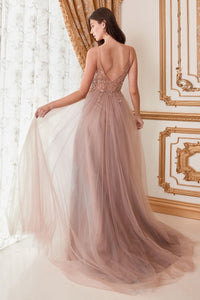 Innocent Prom Dress Tulle Ballgown 740672TIR-Rosewood Cinderella Divine A0672