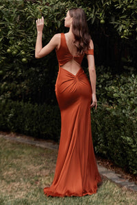 Berta Asymmetrical Shoulder Soft Satin Prom Dress 74093KR-Sienna