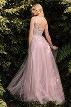 Load image into Gallery viewer, Charm Lace Bodice Tulle Skirt Prom Dress C409TTR-Mauve