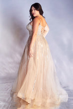 Load image into Gallery viewer, Connie Prom Gown Sparkling Embellished Ballgown C940TKR-Platinum