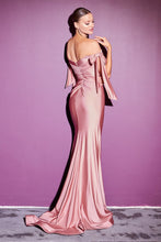 Load image into Gallery viewer, Gabor Prom Dress Off the Shoulder Fitted Gown C943WR-Mauve