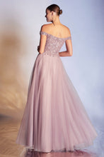 Load image into Gallery viewer, Ophelia Prom Dress Off the Shoulder Ball Gown C177AX-Mauve