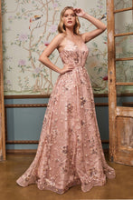 Load image into Gallery viewer, Teyana Sequin Ballgown Prom Dress C073TKR-Blush