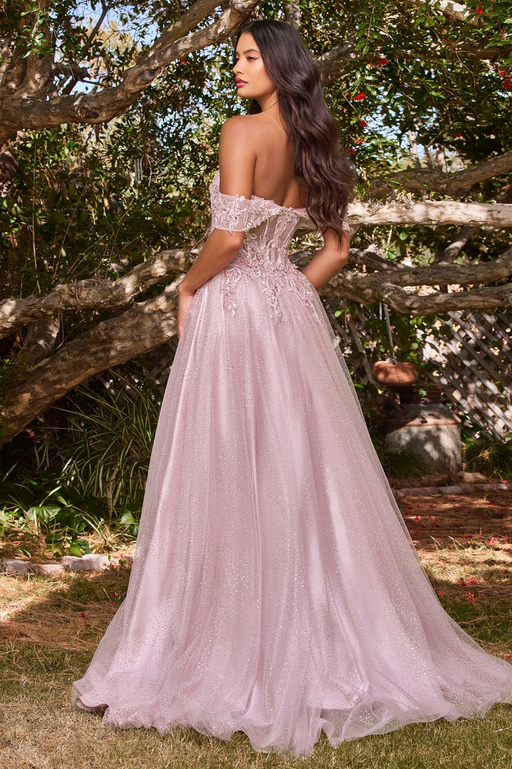 Mauve sales ball gown